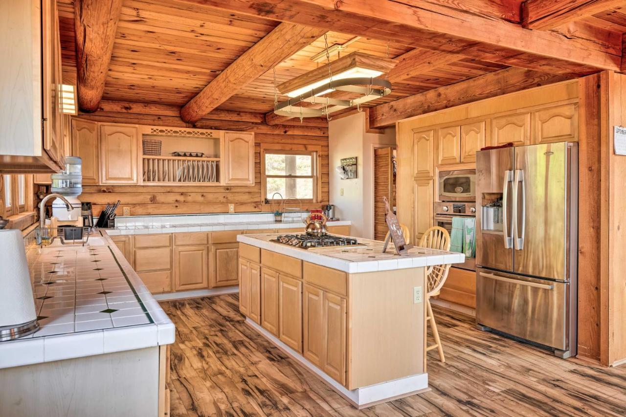 Stunning Log Cabin With Great Views, Firepit, Deck Near Twain Hart Sonora Bagian luar foto